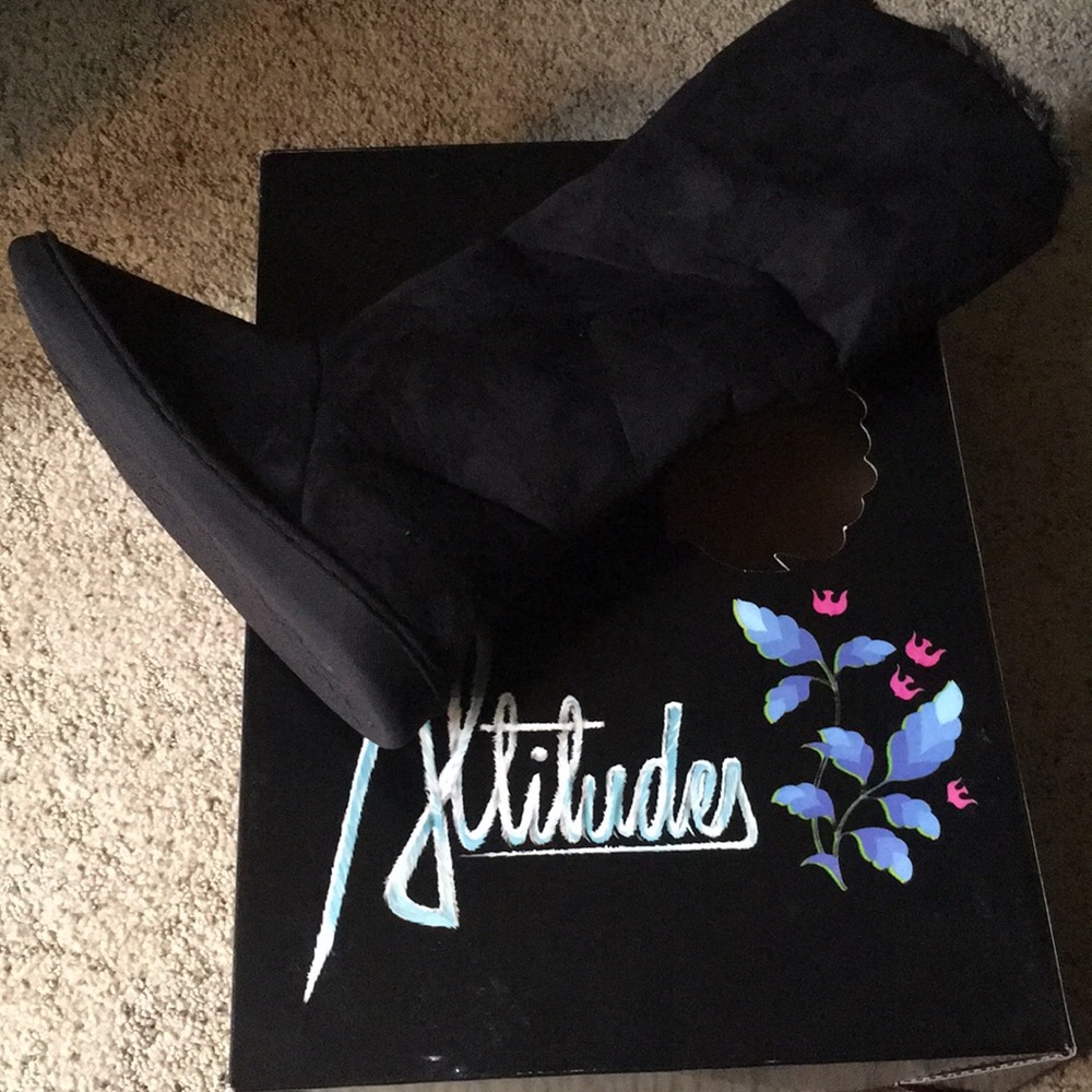 CicciaBella slipper boots XL Black